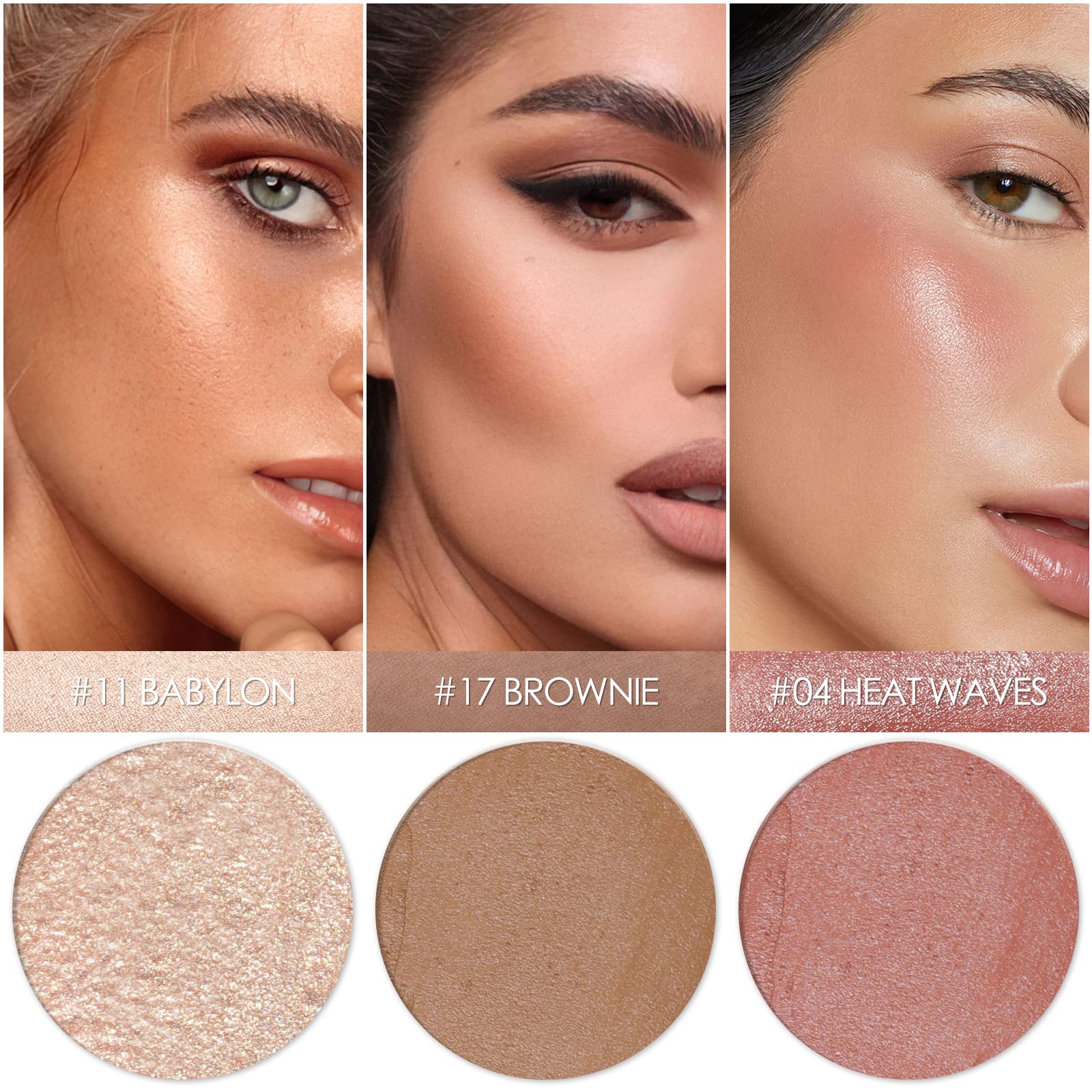 Falocutus bronceador-stick cremoso para pómulos con tono cálido y natural.