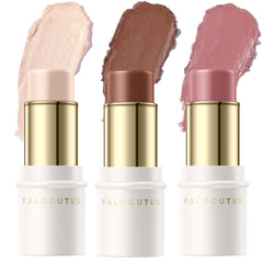 Falocutus-contorno-neutral-stick en pómulos para definición suave.
