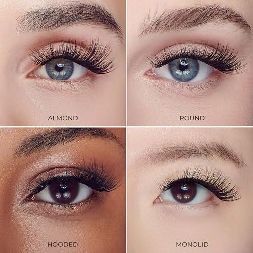 FALSCARA featherlight lashes close-up showing invisible band illusion