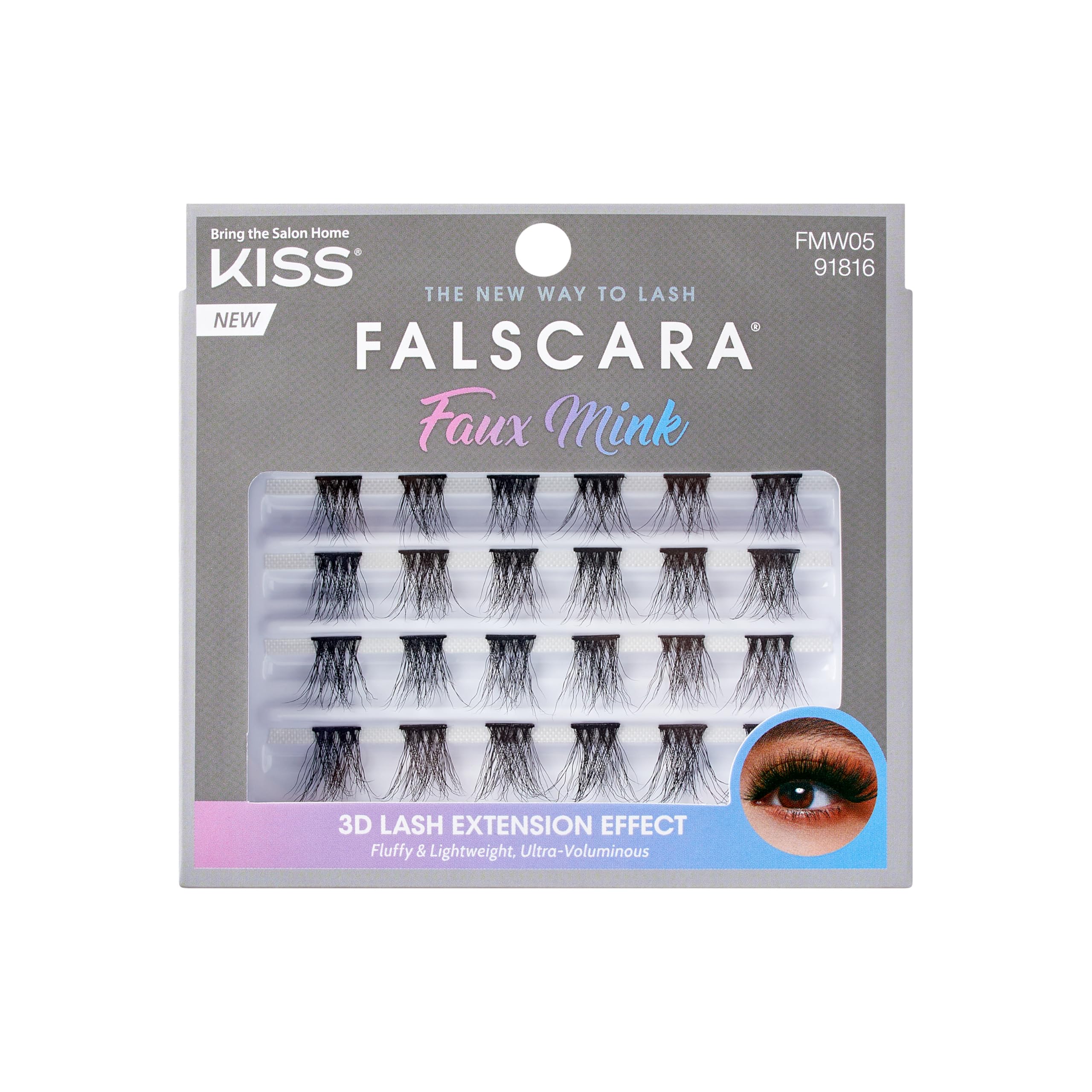 FALSCARA KISS falscara 12mm wisps provide bold, wearable volume.