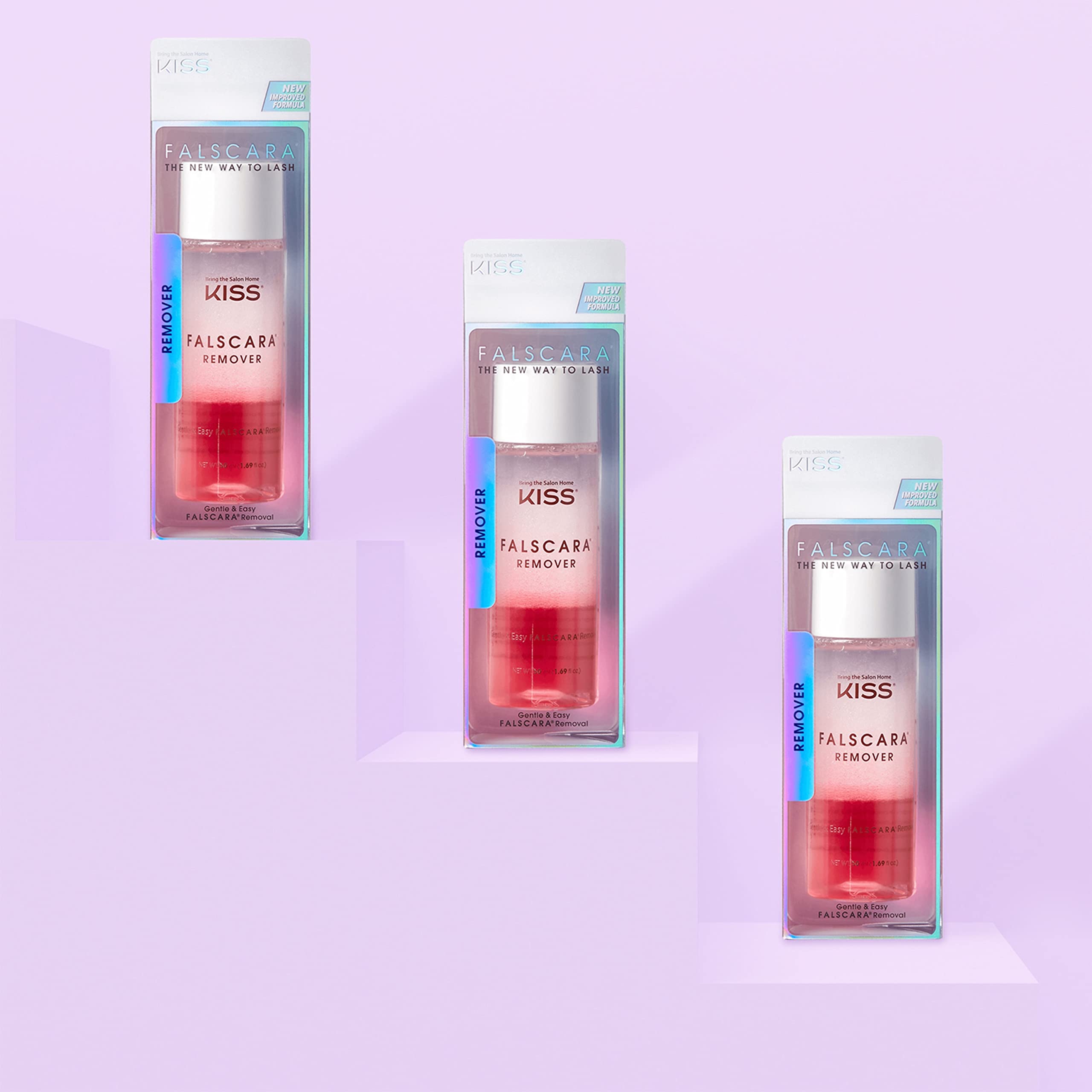 FALSCARA KISS remover wisps removal showing gentle wipe.