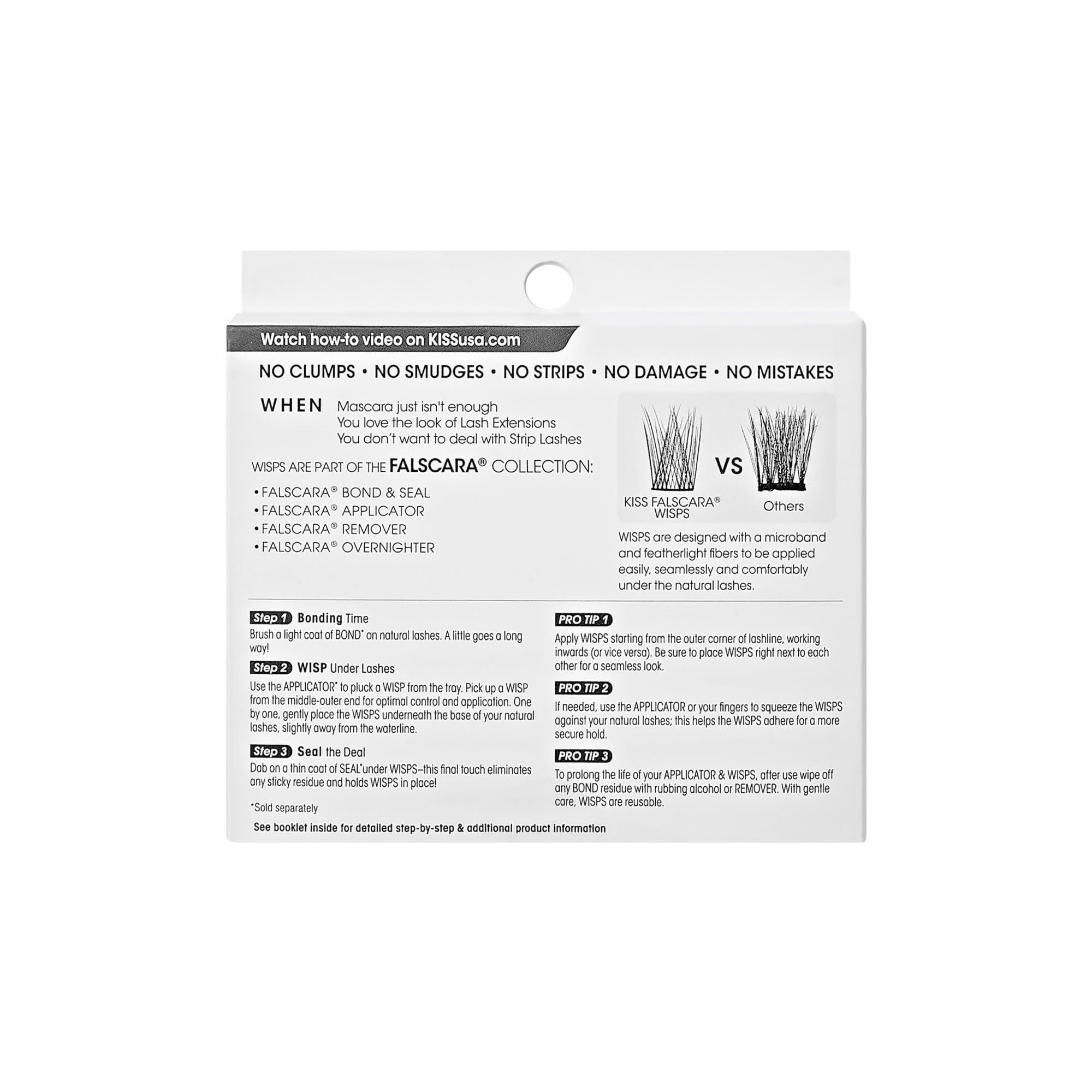 FALSCARA Split Lash Tip blends naturally with your lashes.
