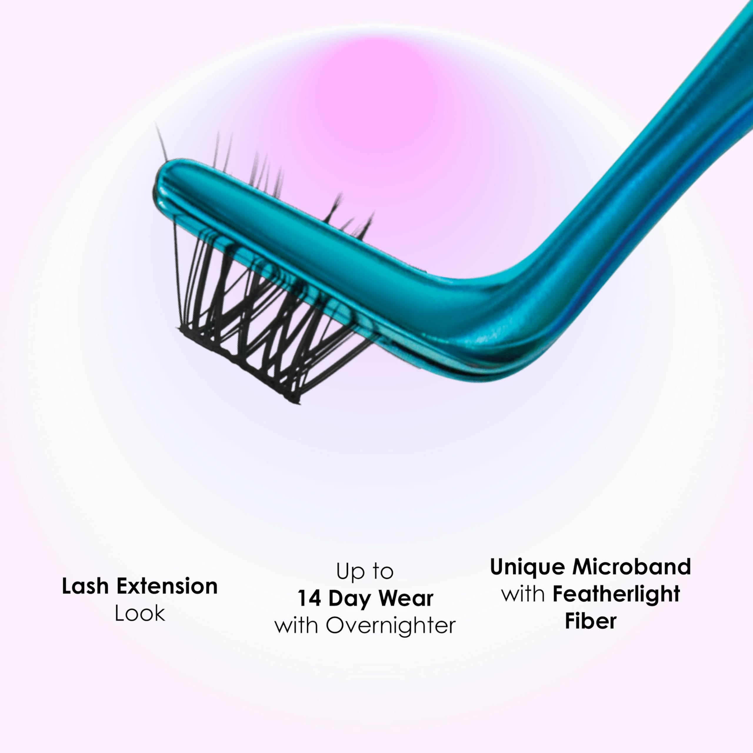 Stackable clusters offer customizable, buildable lash styles