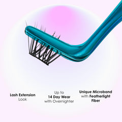 Stackable clusters offer customizable, buildable lash styles
