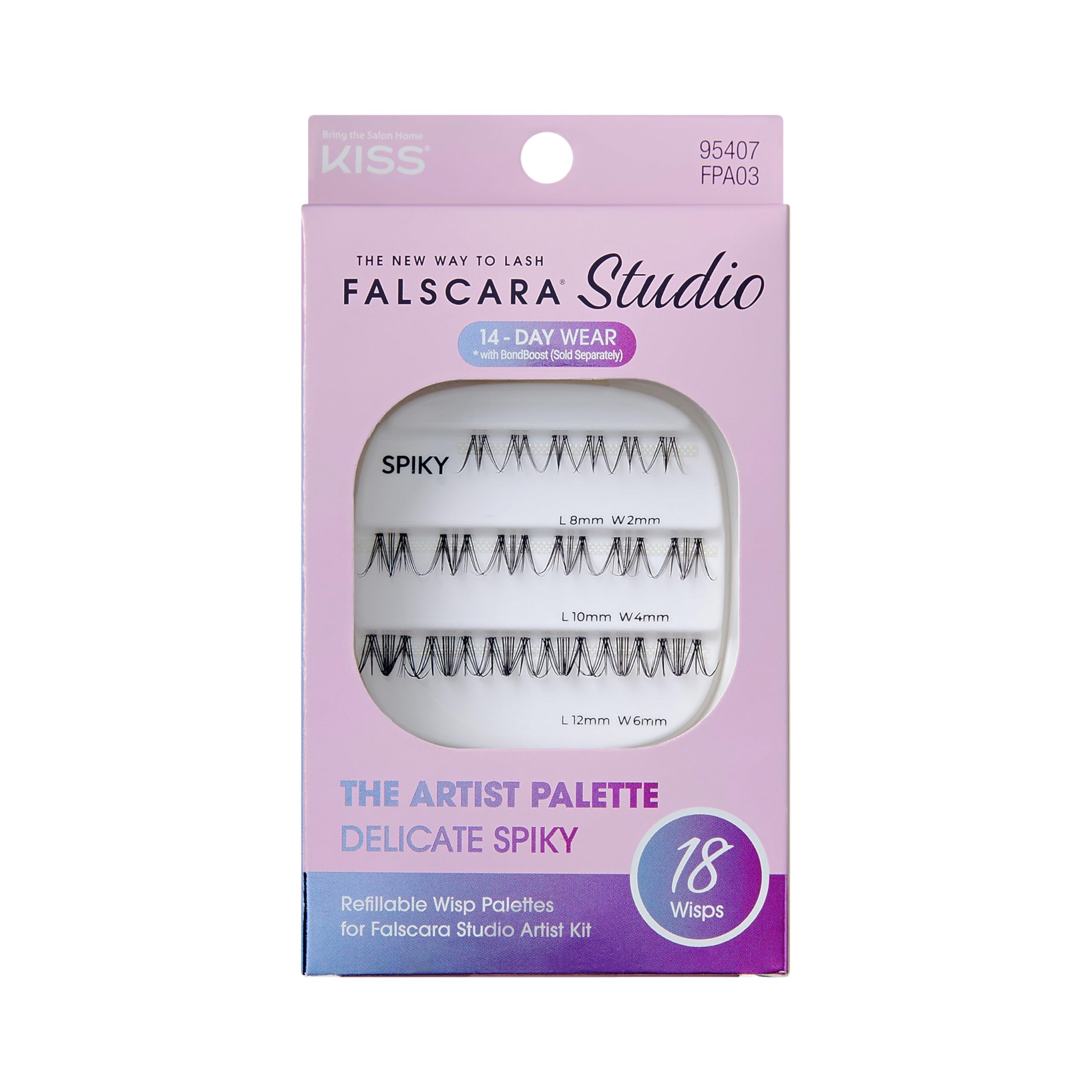 FALSCARA Studio kit packaging with lash tools for at-home artistry