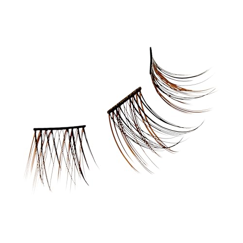 FALSCARA Wisps close-up showing band under lash for seamless wear.