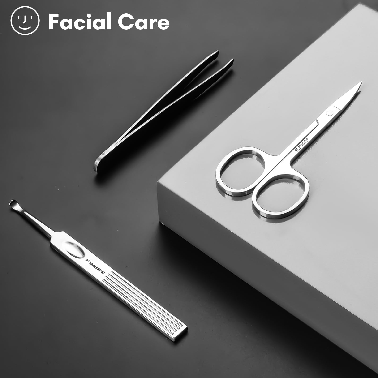 FAMILIFE eyebrow tweezers for precise grooming