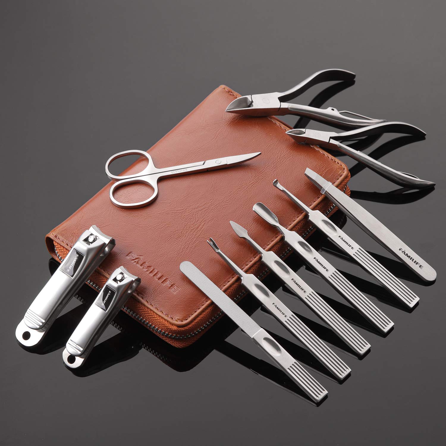 FAMILIFE obtuse push broach for safe nail prep