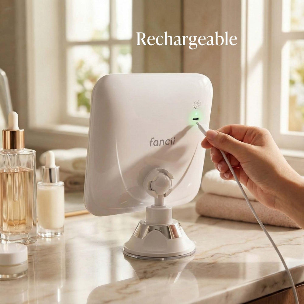 Fancii 360-degree swivel for flexible viewing angles.