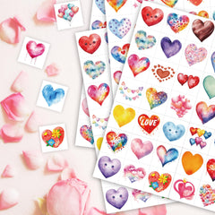 Tatuajes Fancy Land: diseños con mensajes dulces para tarjetas.