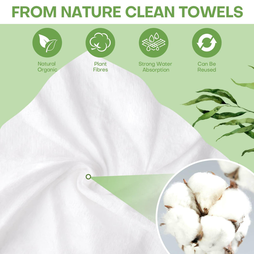 Fancyou compressed towel expands with water to full size for cleansing.