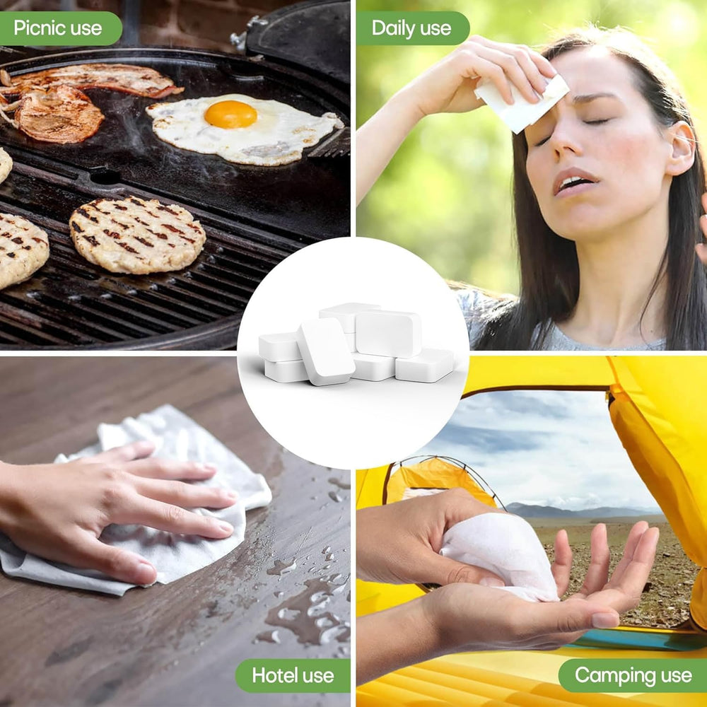 Fancyou toallas compactas para hoteles y eventos, listas para usar.