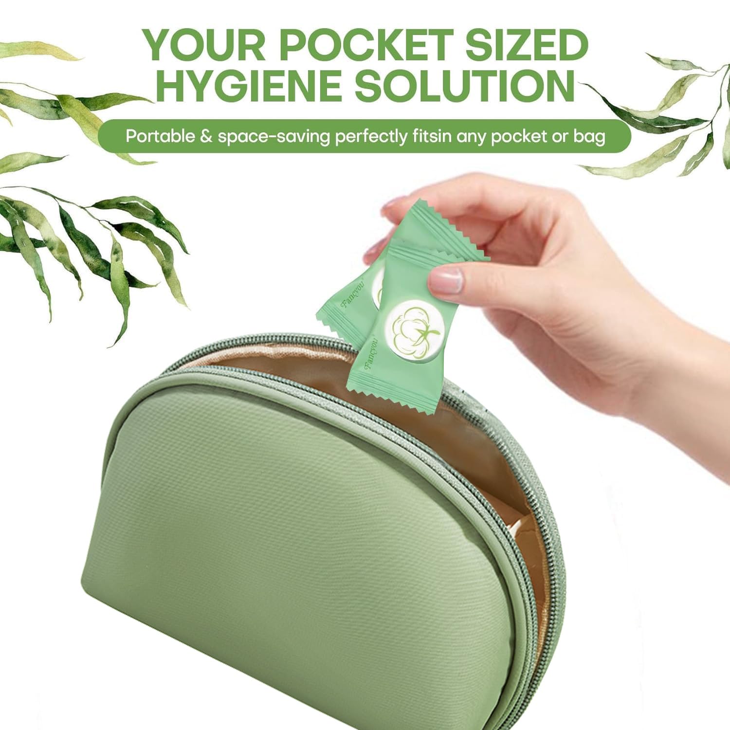 Travel-friendly Fancyou washcloth pack for on-the-go use