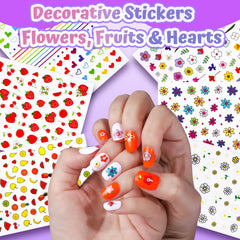 FANDAMEI 3D rhinestones in mermaid and geometric shapes catching light