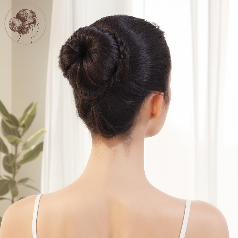 Fandamei 50-piece spiral hair pins set in black for long-term use