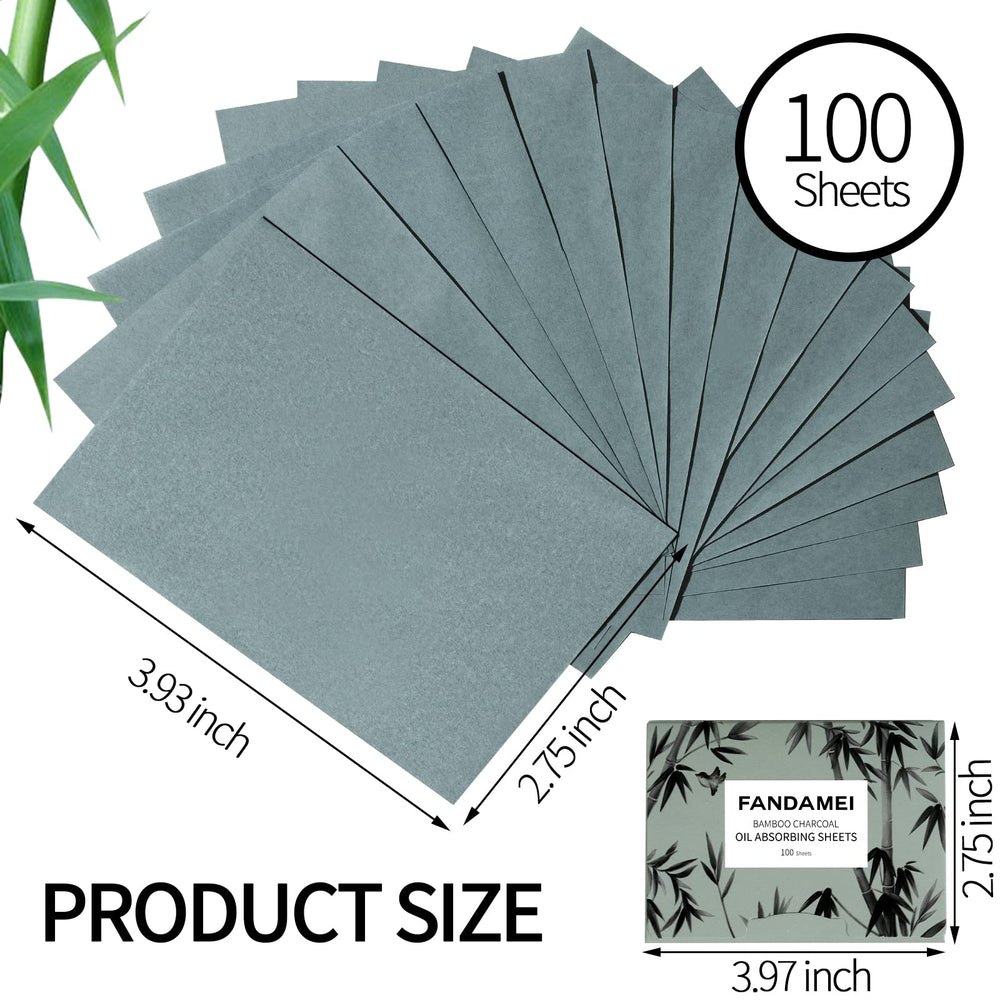 Fandamei blotting sheet press-action demonstrates safe dabbing without rubbing.