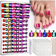 Fandamei cat eye nails kit front view showing six colors for style variety.
