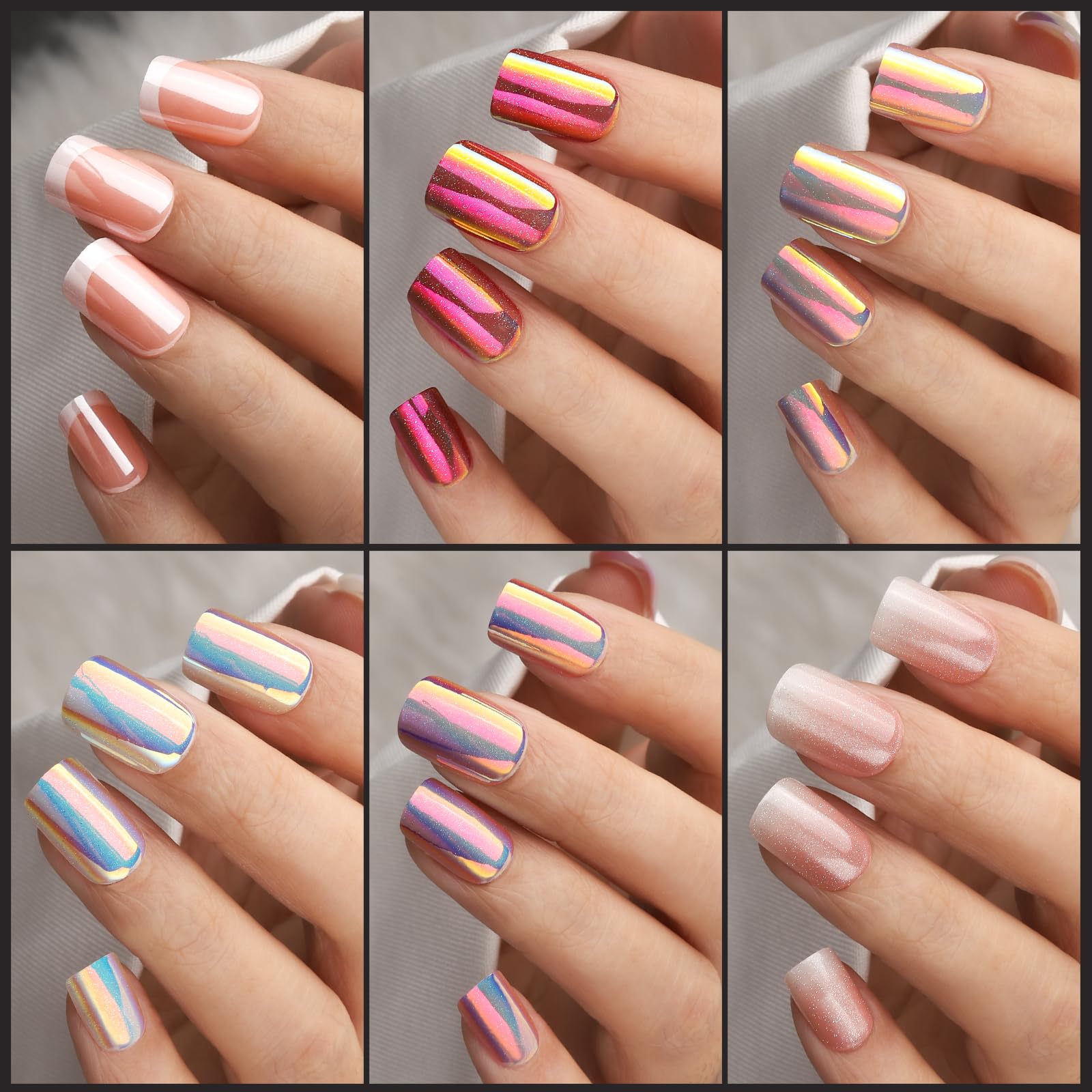 Fandamei clip-on box for portable storage and travel-ready nails.