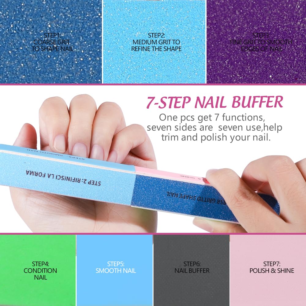 Fandamei color-sorted sanding buffer blocks for precise smoothing across edges