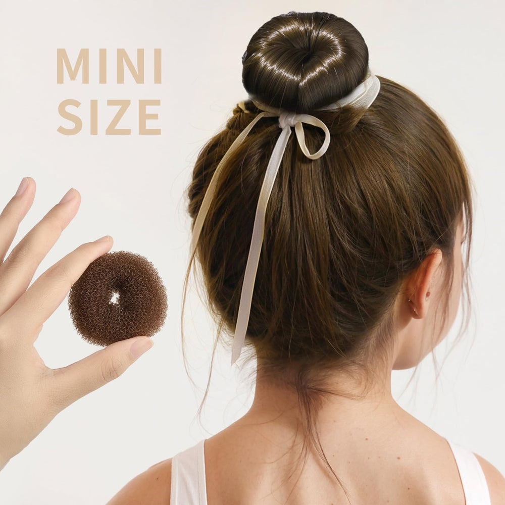 FANDAMEI five-pack elastic hair ties for secure buns