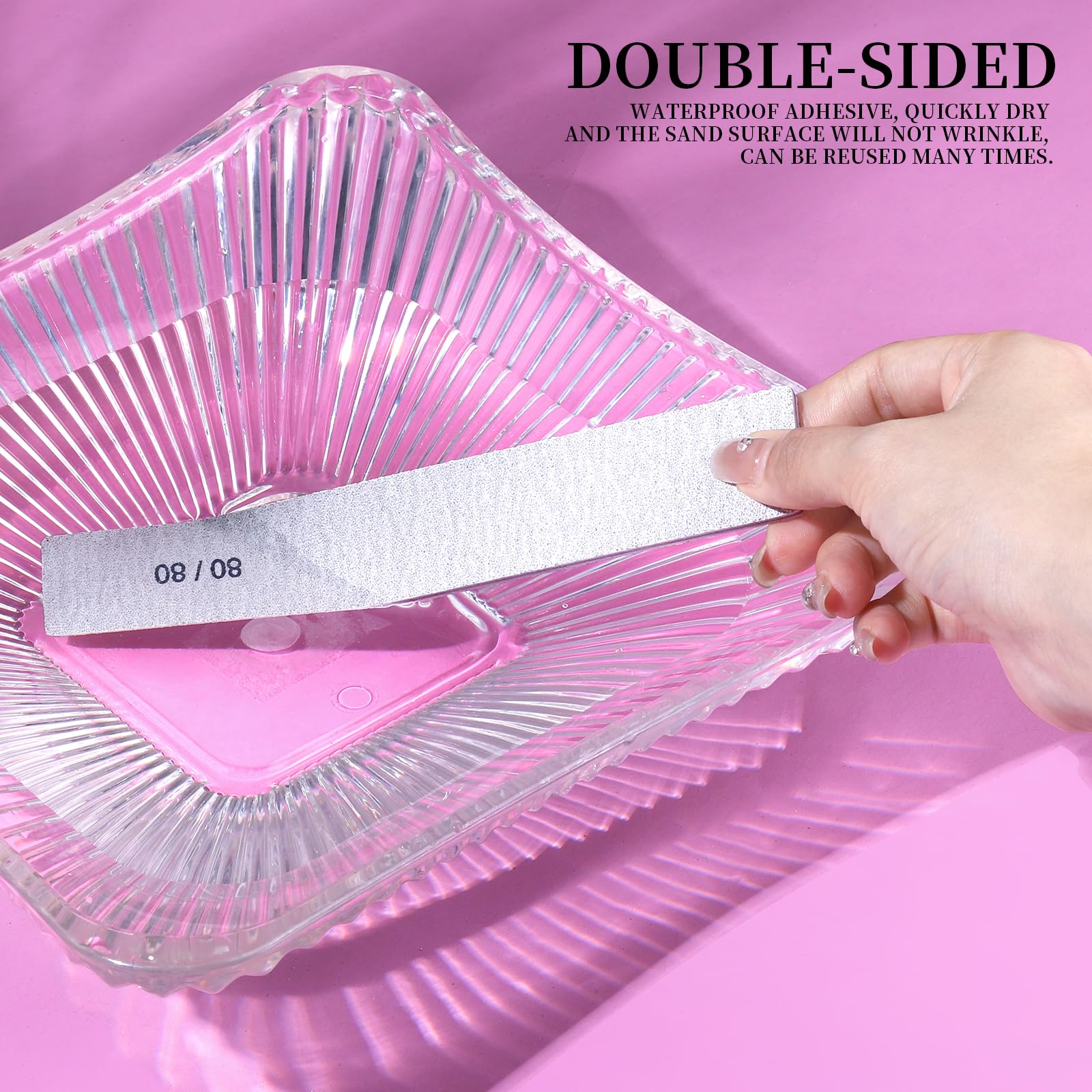 Fandamei file designed for gel polish, acrylic, and dip powder removal.
