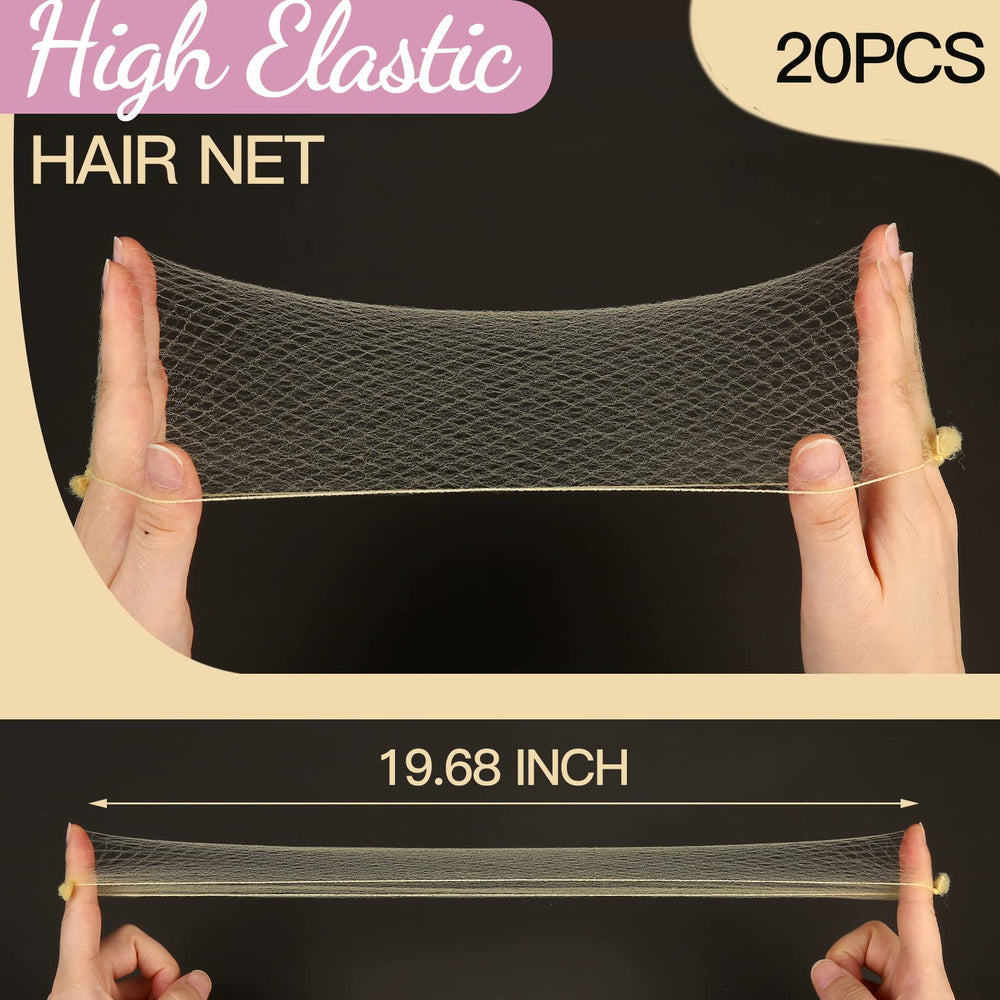 Fandamei gold U-shaped pins in action provide secure, gentle hold.