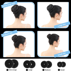 Fandamei small donut bun maker for neat buns.