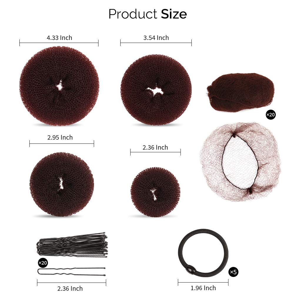Fandamei hair elastic bands provide secure hold without snagging.