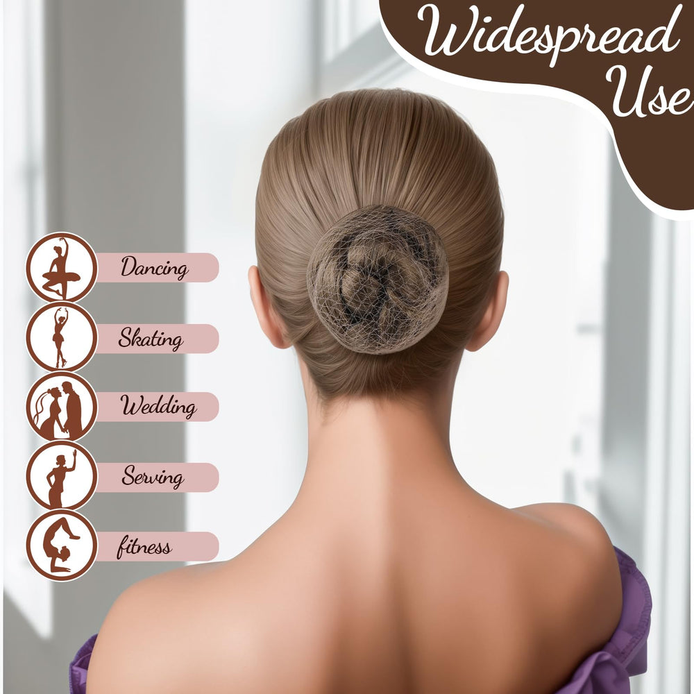 Fandamei metal hair pins in light brown finish for secure hold.