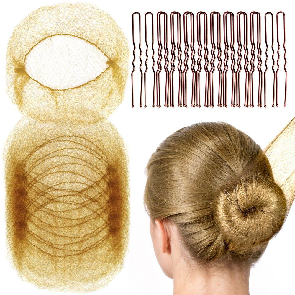 Fandamei invisible hair net bun kit for discreet, secure buns.