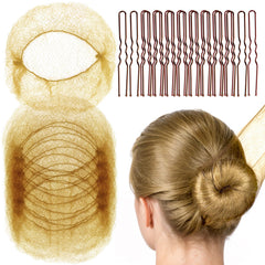Fandamei invisible hair net bun kit for discreet, secure buns.