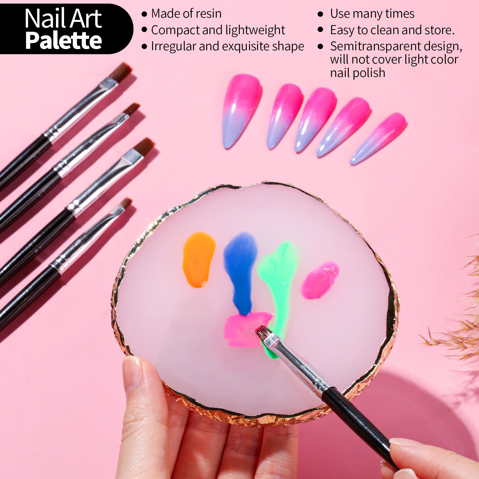 FANDAMEI magnetic nail stands hold tips securely during design