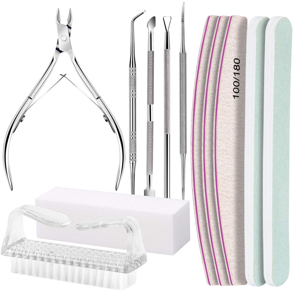 FANDAMEI manicure kit nail files 100/180 for precise shaping at home