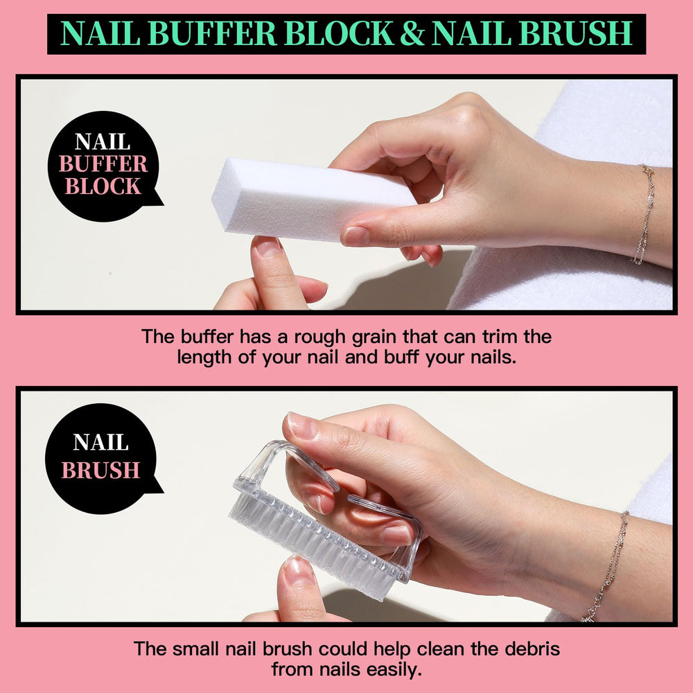 FANDAMEI manicure kit polishing files for a salon-like shine