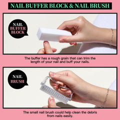 FANDAMEI manicure kit polishing files for a salon-like shine