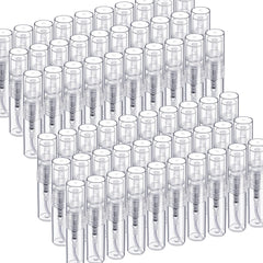 Fandamei mini spray bottle 2ml clear front view, compact travel-ready container