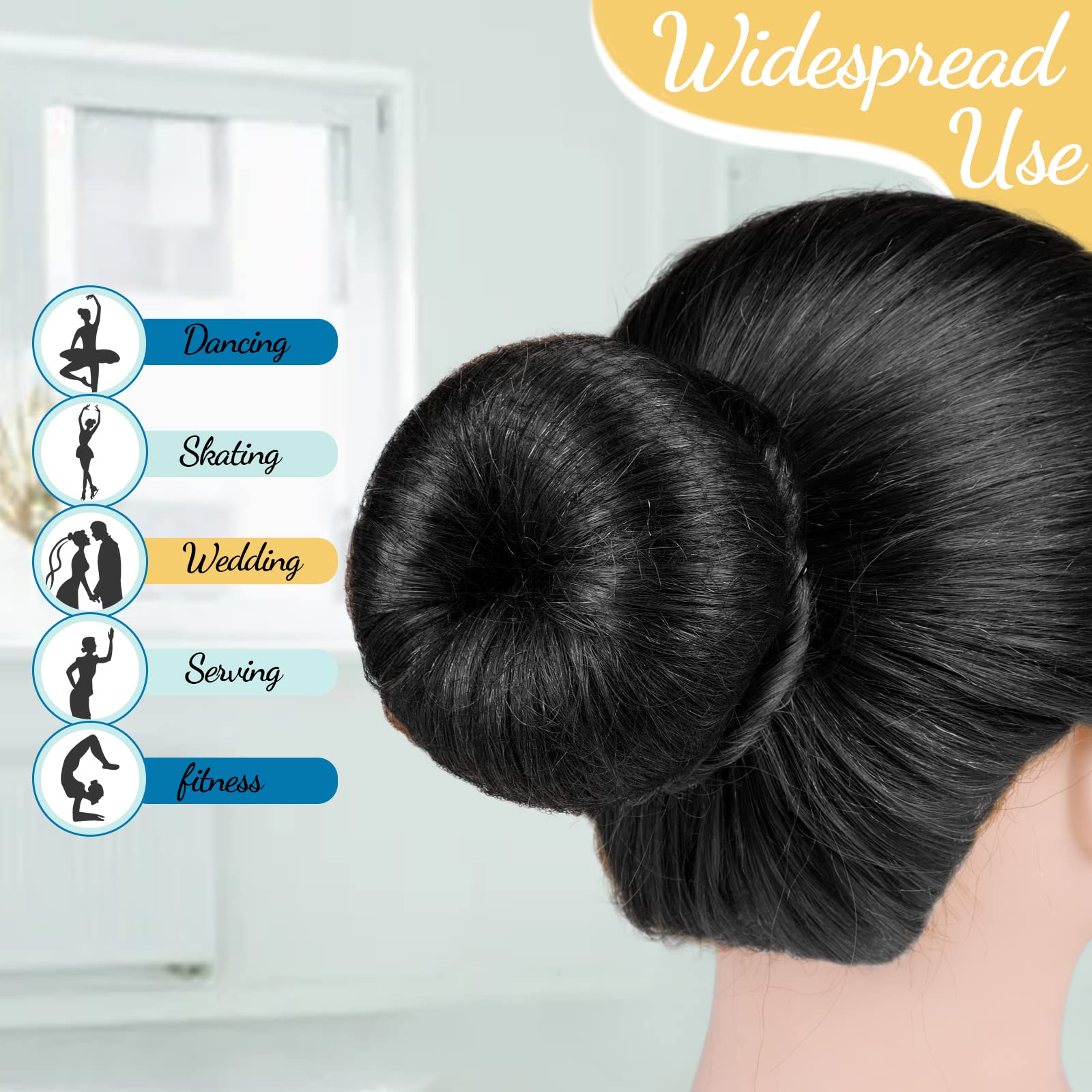 Versatile Fandamei set supports quick updos for school or events.