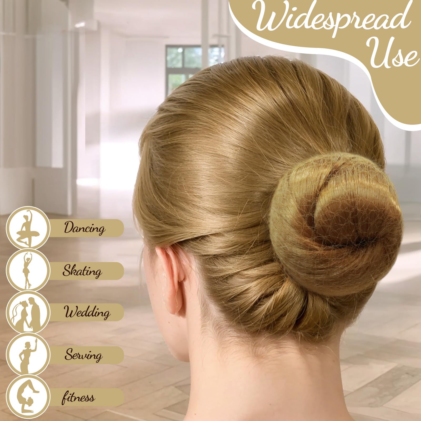 Fandamei multiuse hair net kit for daily styling.