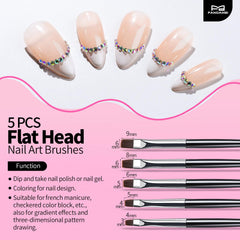 FANDAMEI drawing brush for precise nail art patterns and details