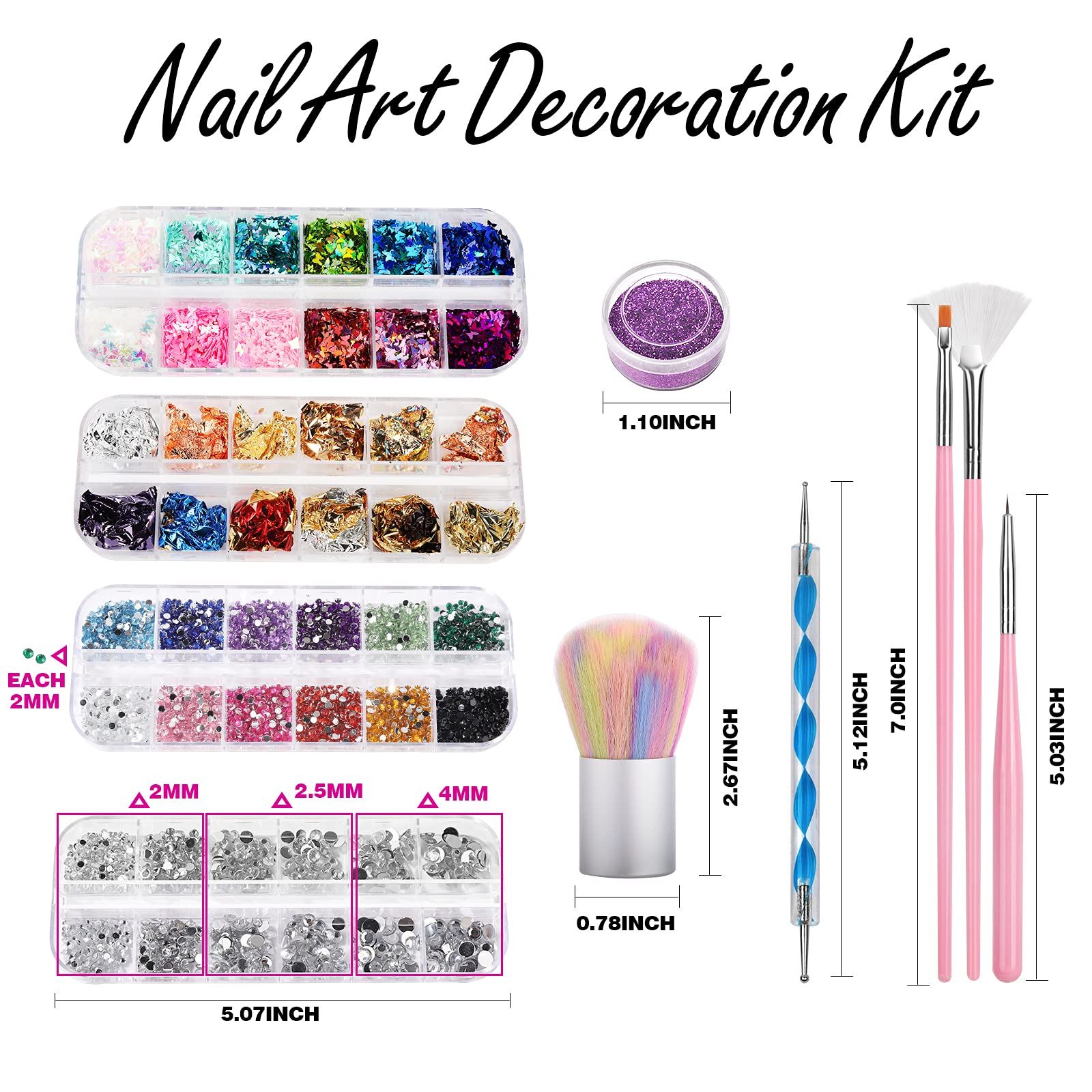 Fandamei dotting pens with varying sizes for detailed designs