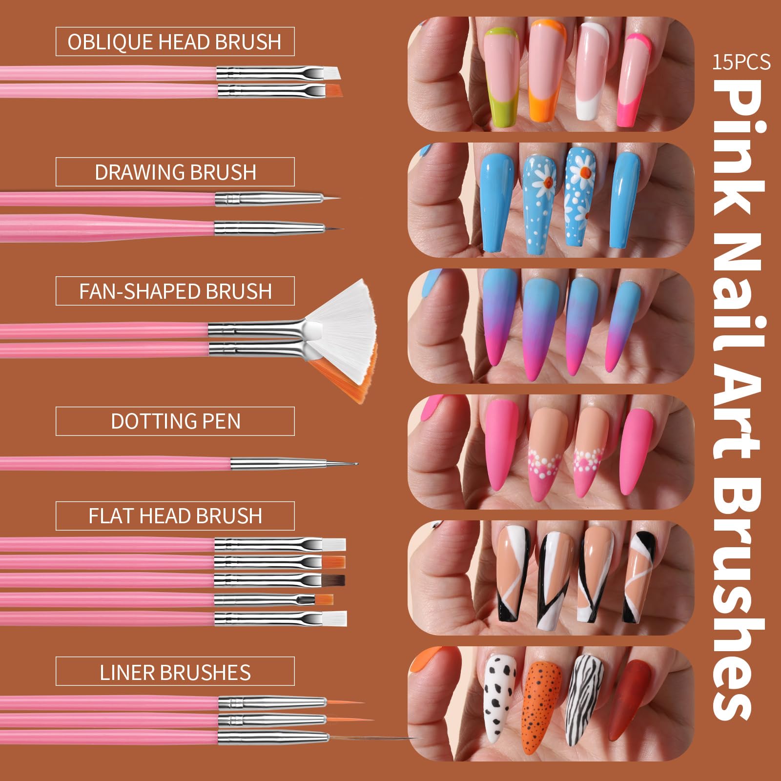 Fandamei 12-color fine glitter for shimmering accents on nails