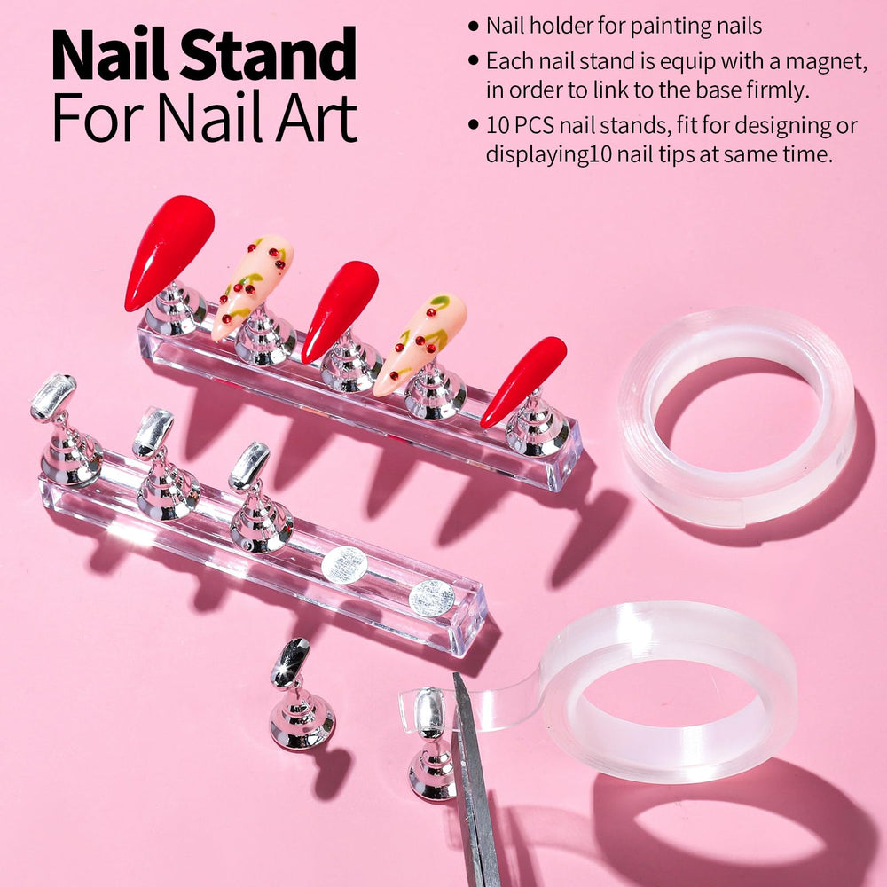 FANDAMEI resin nail art palette shows polish colors clearly