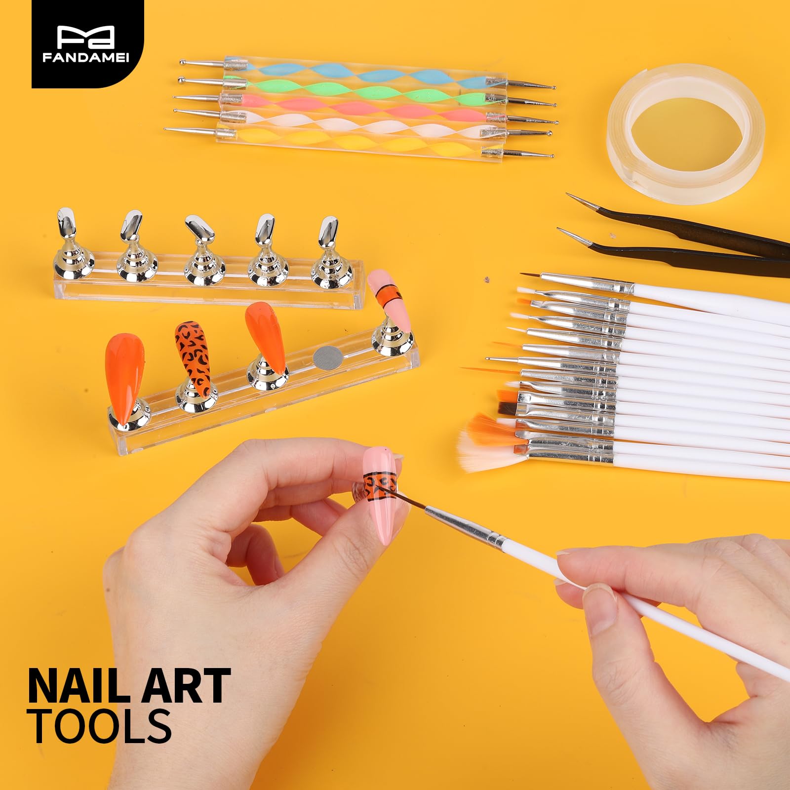 Fandamei nail design accessories for versatile finishes