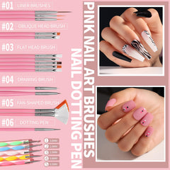 Fandamei nail dotting pen for precise lines and patterns
