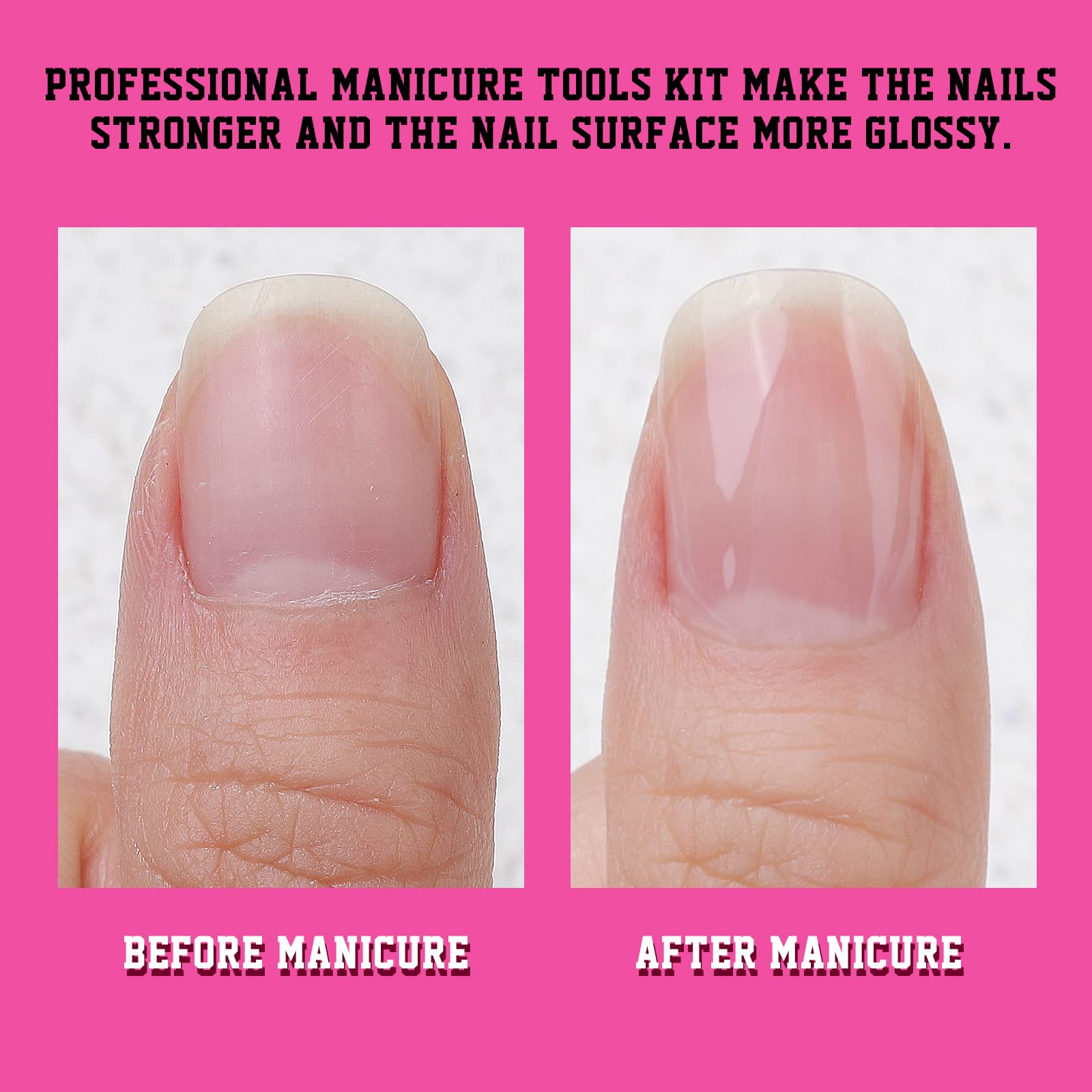 Fandamei nail-dust-brush clears dust for a clean finish.