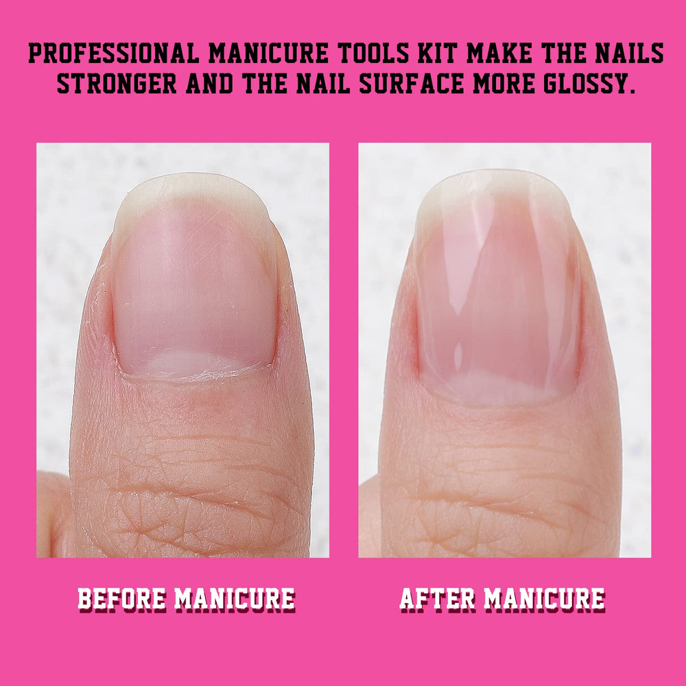Fandamei nail-dust-brush clears dust for a clean finish.
