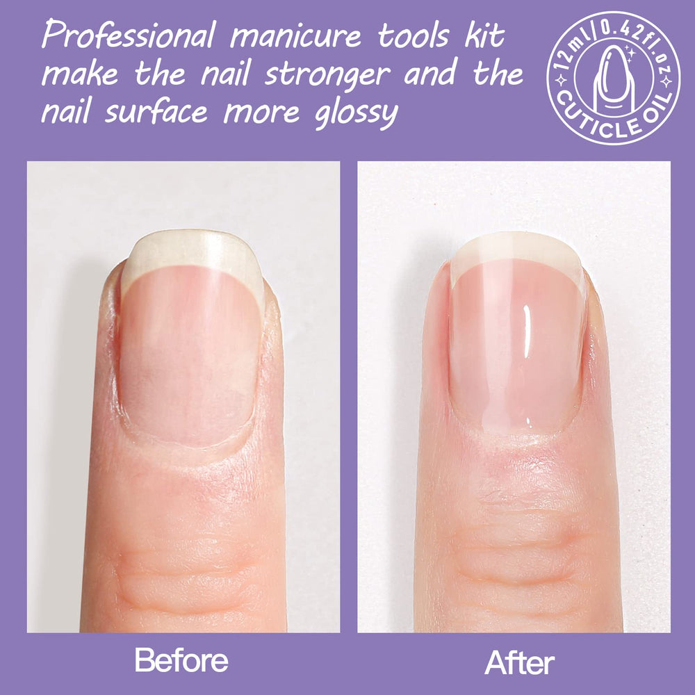 FANDAMEI nail dust brush cleans residue after filing.
