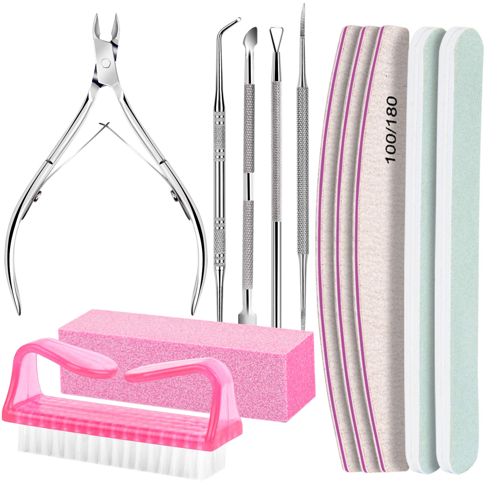 Fandamei nail files 100/180 grit for shaping and removing gel polish