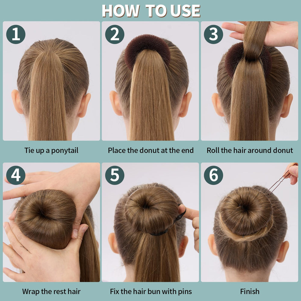 FANDAMEI nylon material bun set preserves shape through daily wear.