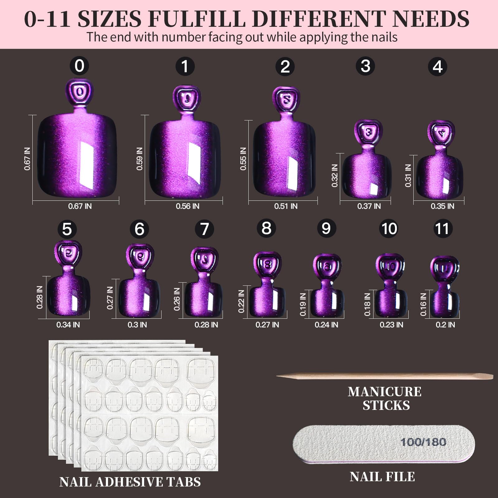 Fandamei packaging clip box keeps nails and tools organized.